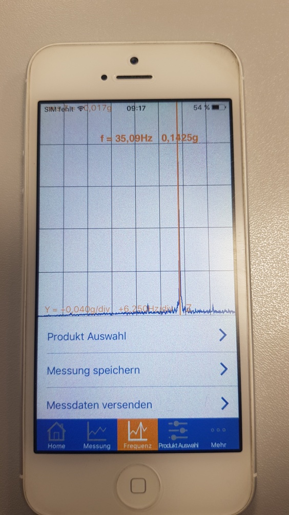 Using ACE VibroChecker App